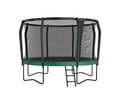 Rundes Gartentrampolin als Beispiel für verschiedene Trampolin-Größen