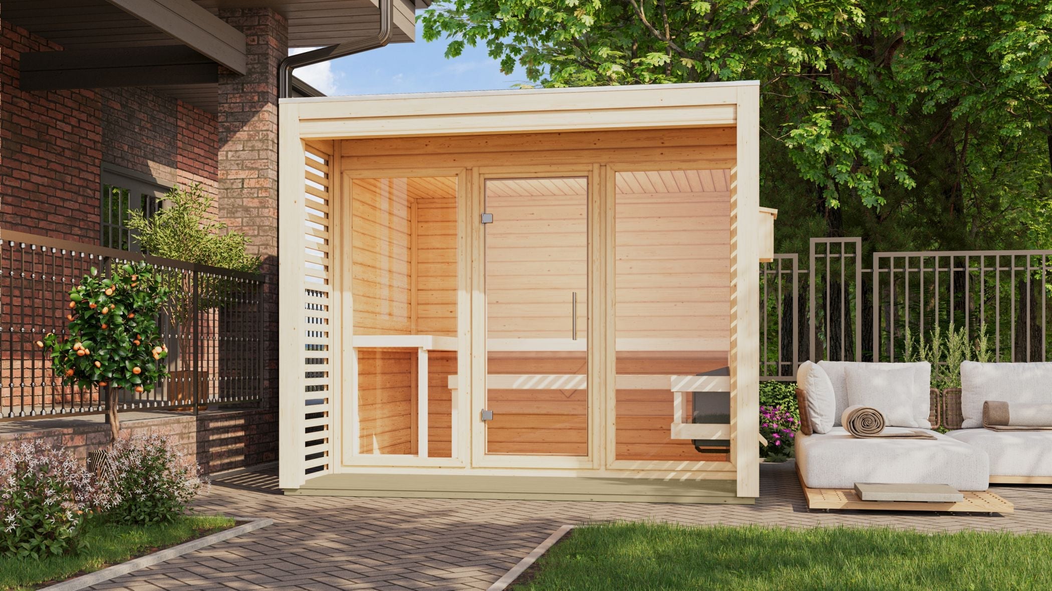 Gartenhaus zur Sauna umbauen: So gelingt der Ausbau