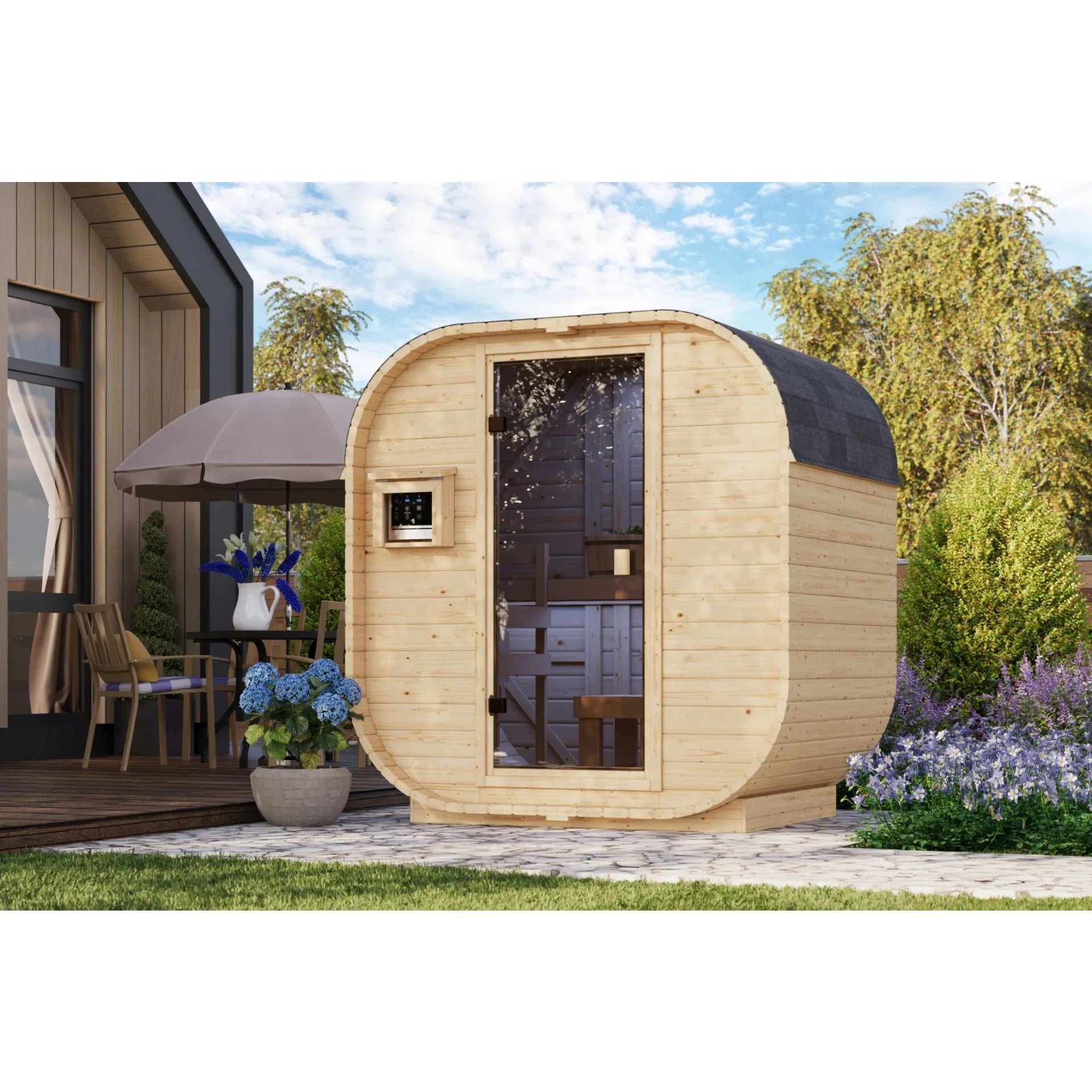 Sauna mit Holzofen oder Elektroofen: Was passt besser?