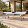 RS Barcelona You and Me Standard Outdoor-Tischtennisplatte auf einer Terrasse