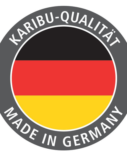 Befestigungsdetail des Steck-Schraub-Systems der Karibu Fasshaus 2