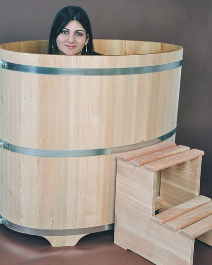 Achleitner Sauna-Tauchbecken Lärche 656, innen beschichtet
