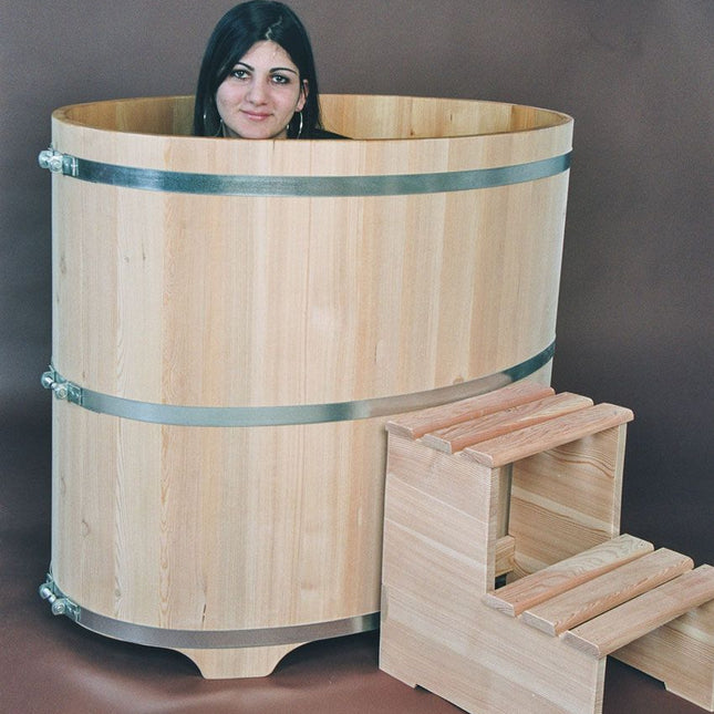 Achleitner Sauna-Tauchbecken Lärche 656, innen beschichtet