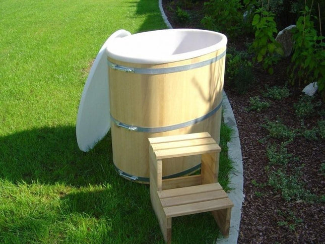 Achleitner Sauna-Tauchbecken Kambala 683 mit Kunststoffeinsatz
