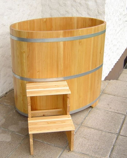 Achleitner Sauna-Tauchbecken Lärche 741, innen und außen beschichtet