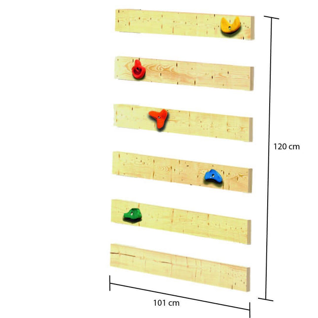 Masse Kletterwand
