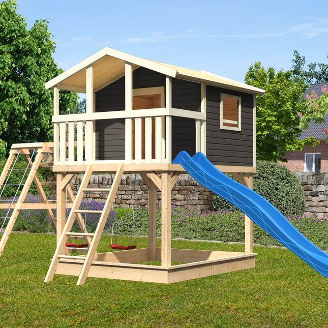 Stelzenhaus Benjamin Visualisierung im Garten