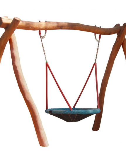 Vogelnest-Schaukel-Gestell Robinie freigestellt