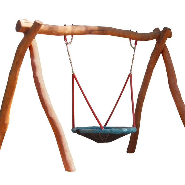 Vogelnest-Schaukel-Gestell Robinie freigestellt