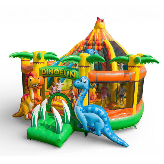 Hüpfburg Dino Maxi mit XL-Rutsche