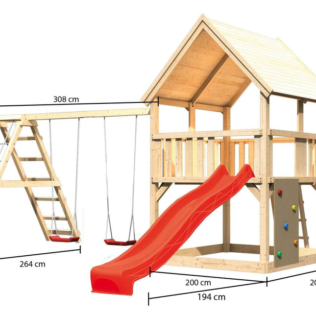 Spielturm Luis Masse Plan