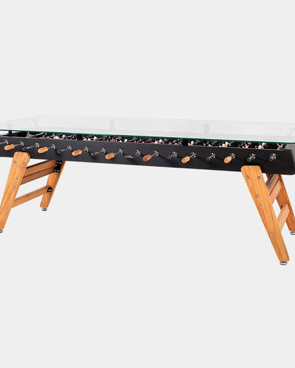 RS Barcelona RS Max Dining Tischkicker in Schwarz mit Glasplatte
