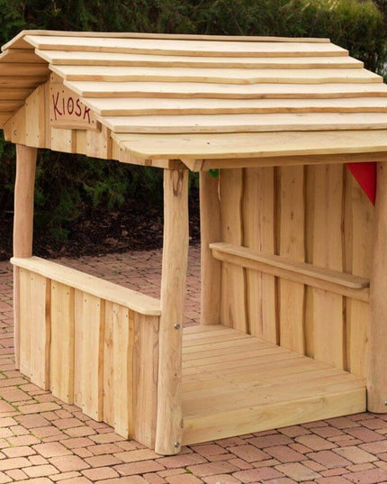 Spielhaus "Kiosk" aufgebaut