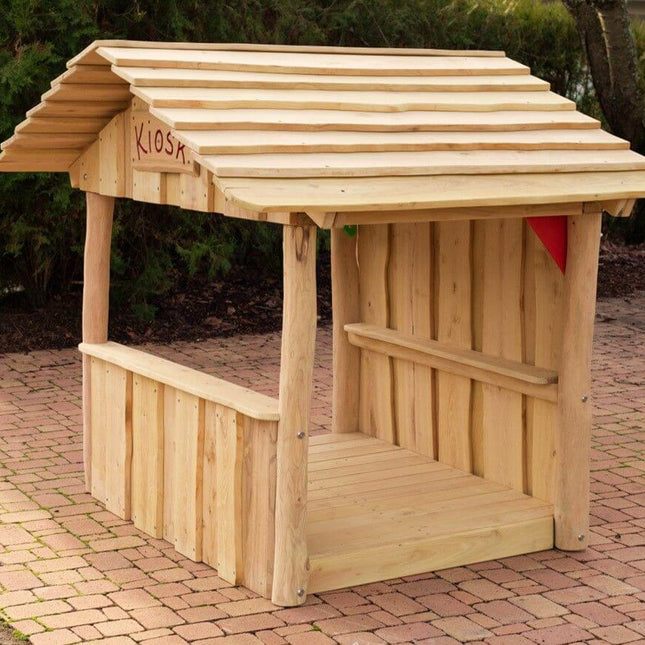 Spielhaus "Kiosk" aufgebaut