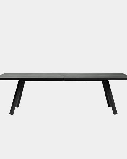 Schwarze You and Me Monochrome Tischtennisplatte aus Stahl und Aluminium