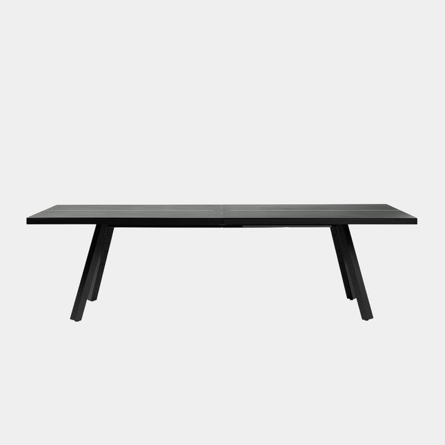 Schwarze You and Me Monochrome Tischtennisplatte aus Stahl und Aluminium