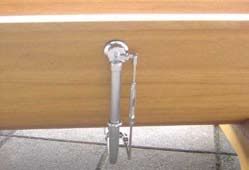 Ab- und Überlaufgarnitur Holzbadewanne Omega