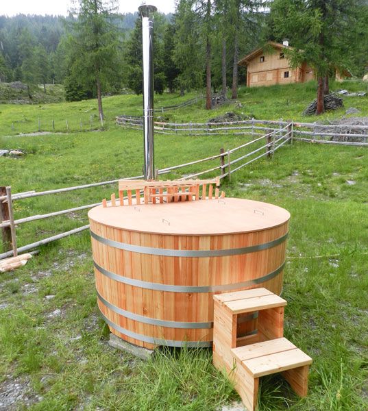 Achleitner Badefass aus Lärchenholz