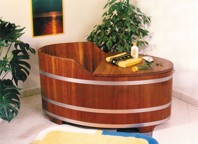 Achleitner Holzbadewanne Alfa aus Kambala