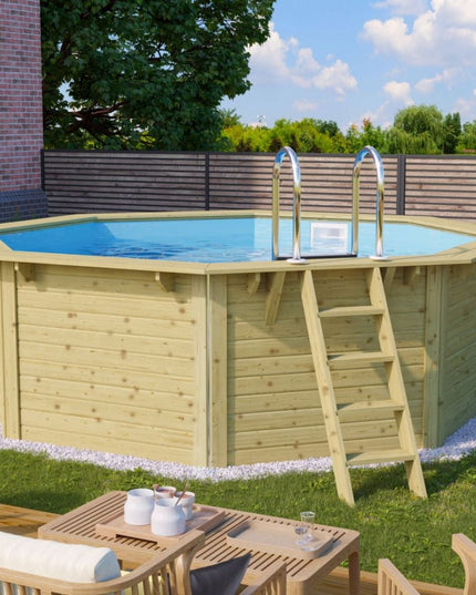Karibu Pool Modell X1, Gartenansicht